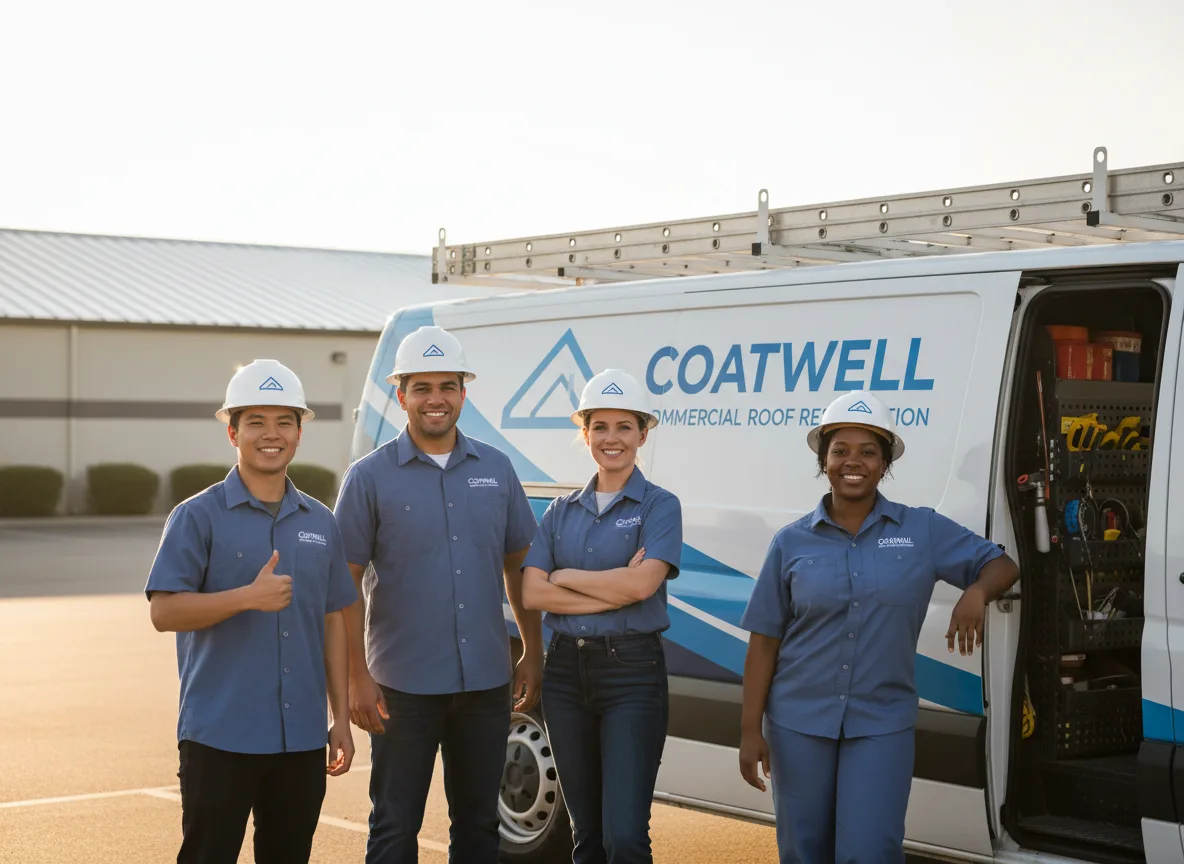 Commercial roof coating company in Crown City, OH